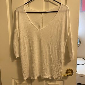 **SOLD** relaxed v neck mid length long sleeve